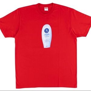 Supreme Super Cream Tee Red